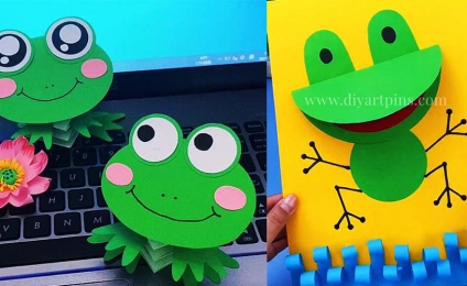 15 WAYS TO MAKE EASY FROG ART AND CRAFT FOR PRESCHOOL